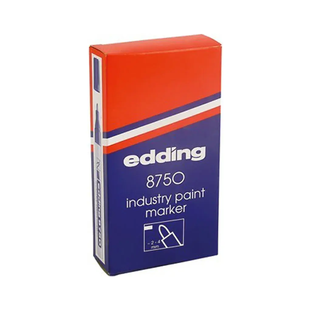 Маркер Edding Спеціальний промисловий лак-маркер Industry Paint 8750 2-4 мм Синій (e-8750/03) - фото 2