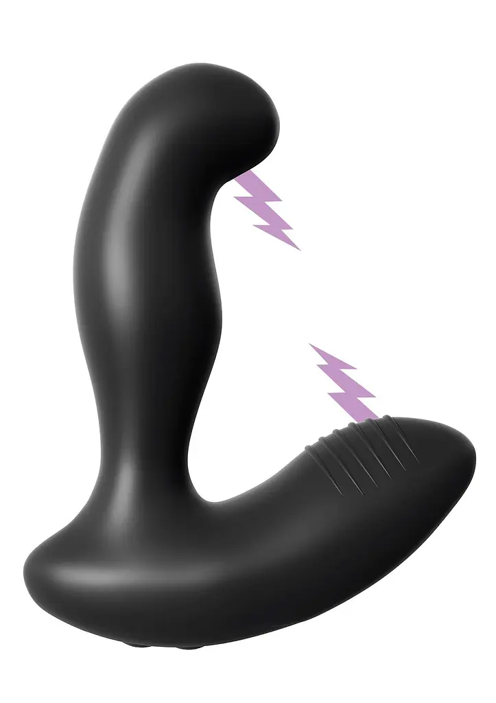 Стимулятор простати Electro Stim Prostate Vibe, 13.3 см чорний - фото 4