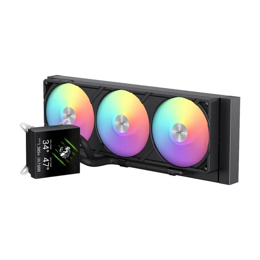 Система рідинного охолодження Gamemax GLACIER 360 LCD BK - фото 4