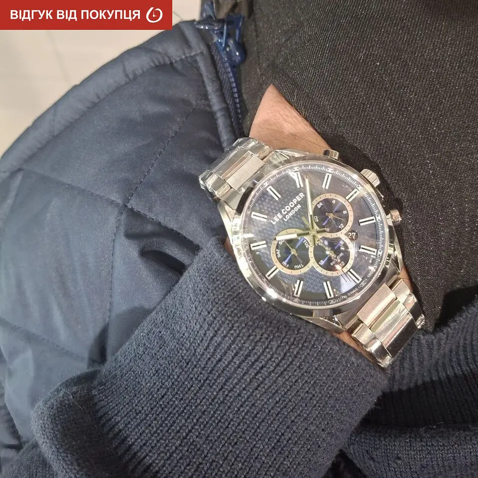 Годинник Lee Cooper England Silver - фото 10