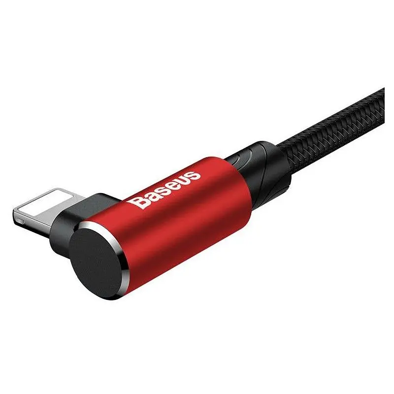 Кабель Baseus MVP USB - Lightning (M/M), 1.5A, 2 м Red (CALMVP-A09) - фото 3