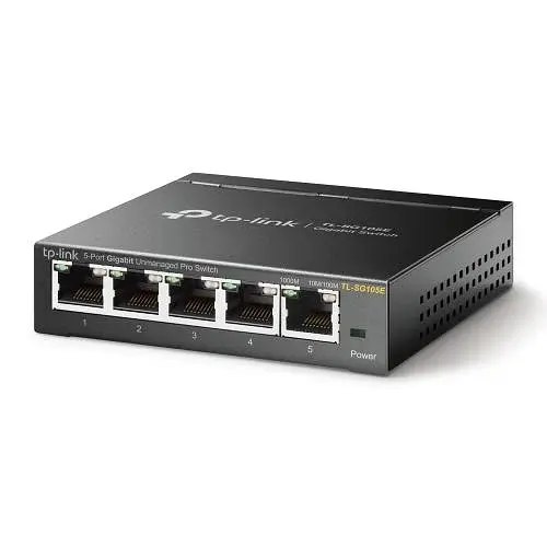 Комутатор TL-SG105E, 5x100/1000 Mb/s, металевий корпус, керований TP-Link teh0028261 - фото 2