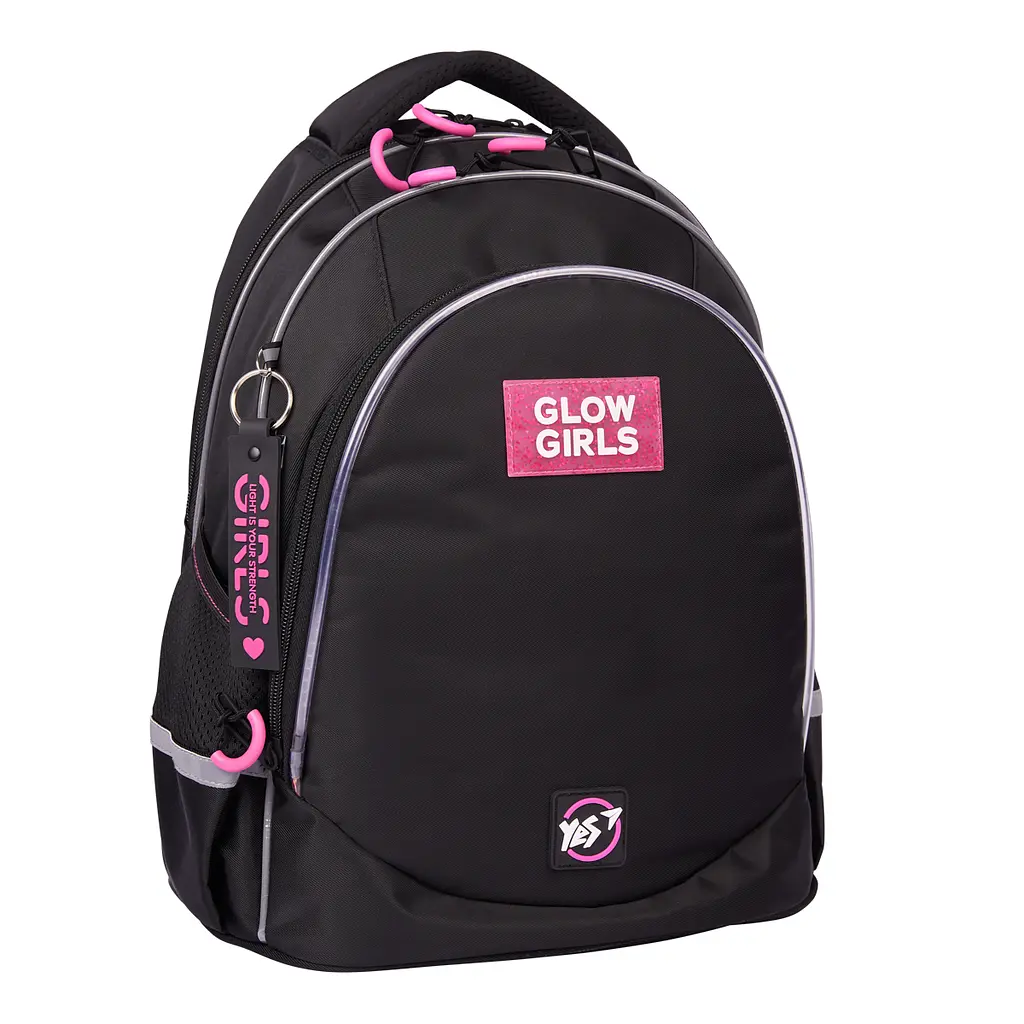 Рюкзак шкільний YES TS-52 Glance 37х30х18 см Чорний (550036)