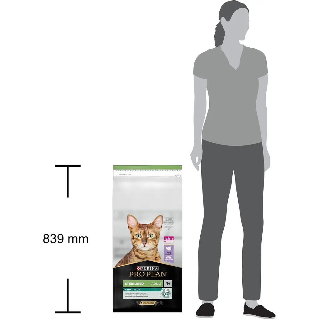Сухий корм Purina Pro Plan Sterilised Adult 1+ Renal Plus для дорослих котів після стерилізації з індичкою 14 кг - фото 4