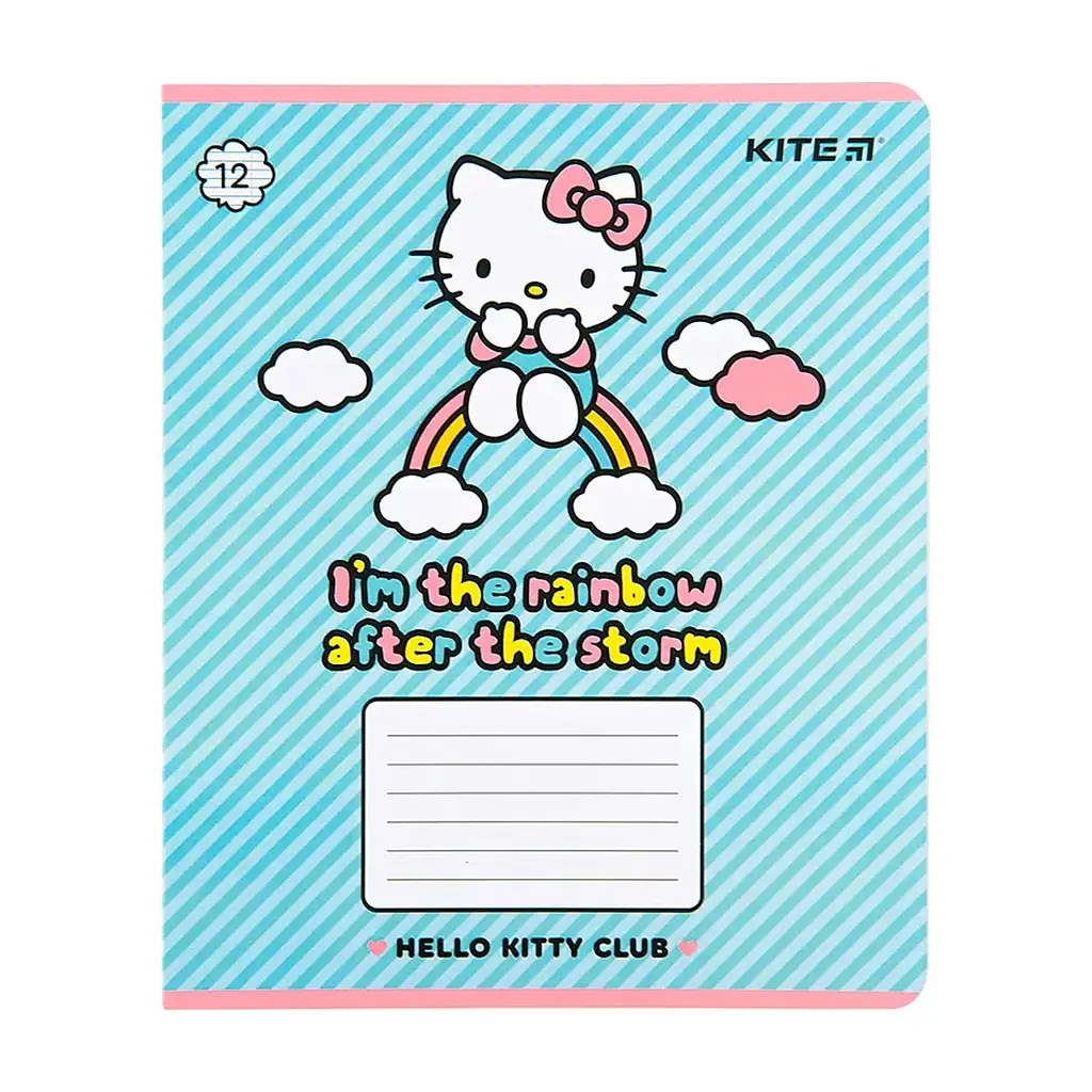 Зошит Kite Hello Kitty, 12 аркушів, лінія (HK22-234), в асортименті - фото 5