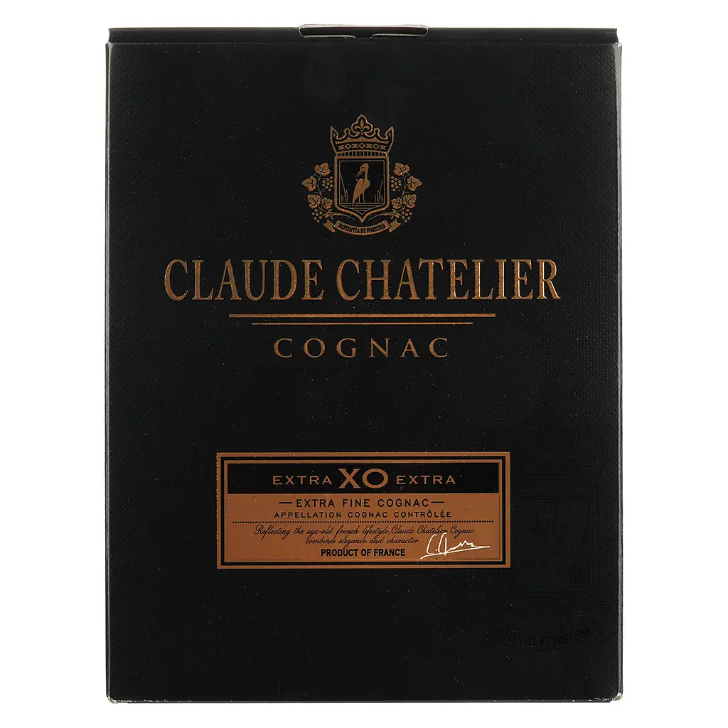 Коньяк Claude Chatelier Extra XO 40% 0.7 л в коробці - фото 4