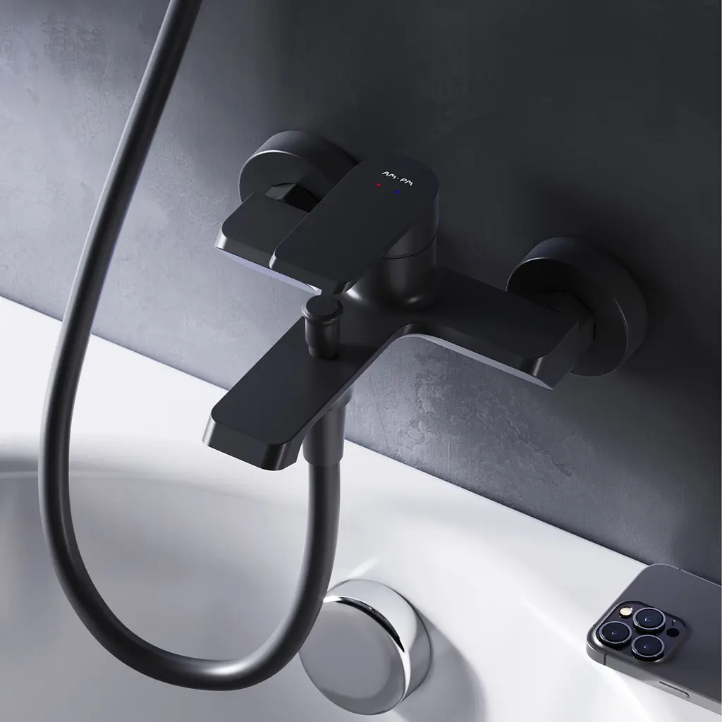 Змішувач для ванни AM.PM Flash black matt F9H10022 - фото 2