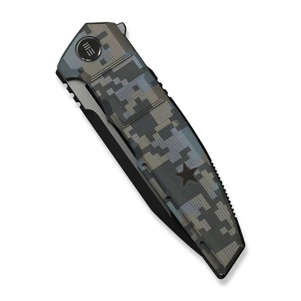 Ніж складаний туристичний Weknife Breach (9.8 см) Bohler M390 / Titanium піксель - фото 4