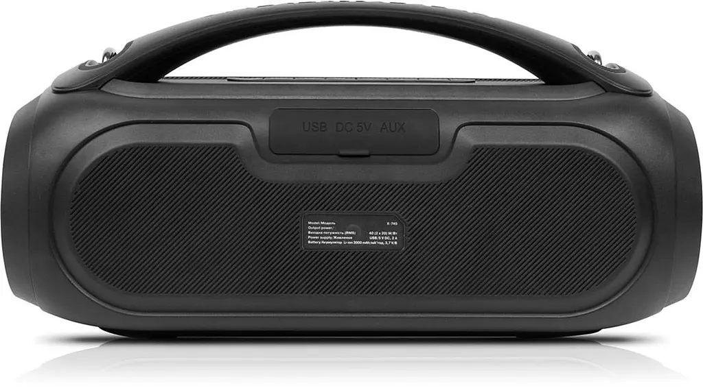 Портативна акустика REAL-EL X-745 Black [82787] - фото 6