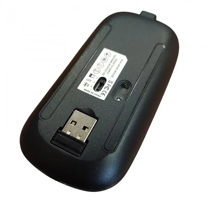 Ультратонка клавіатура з мишкою BT ZYG-806 бездротова Bluetooth - фото 9