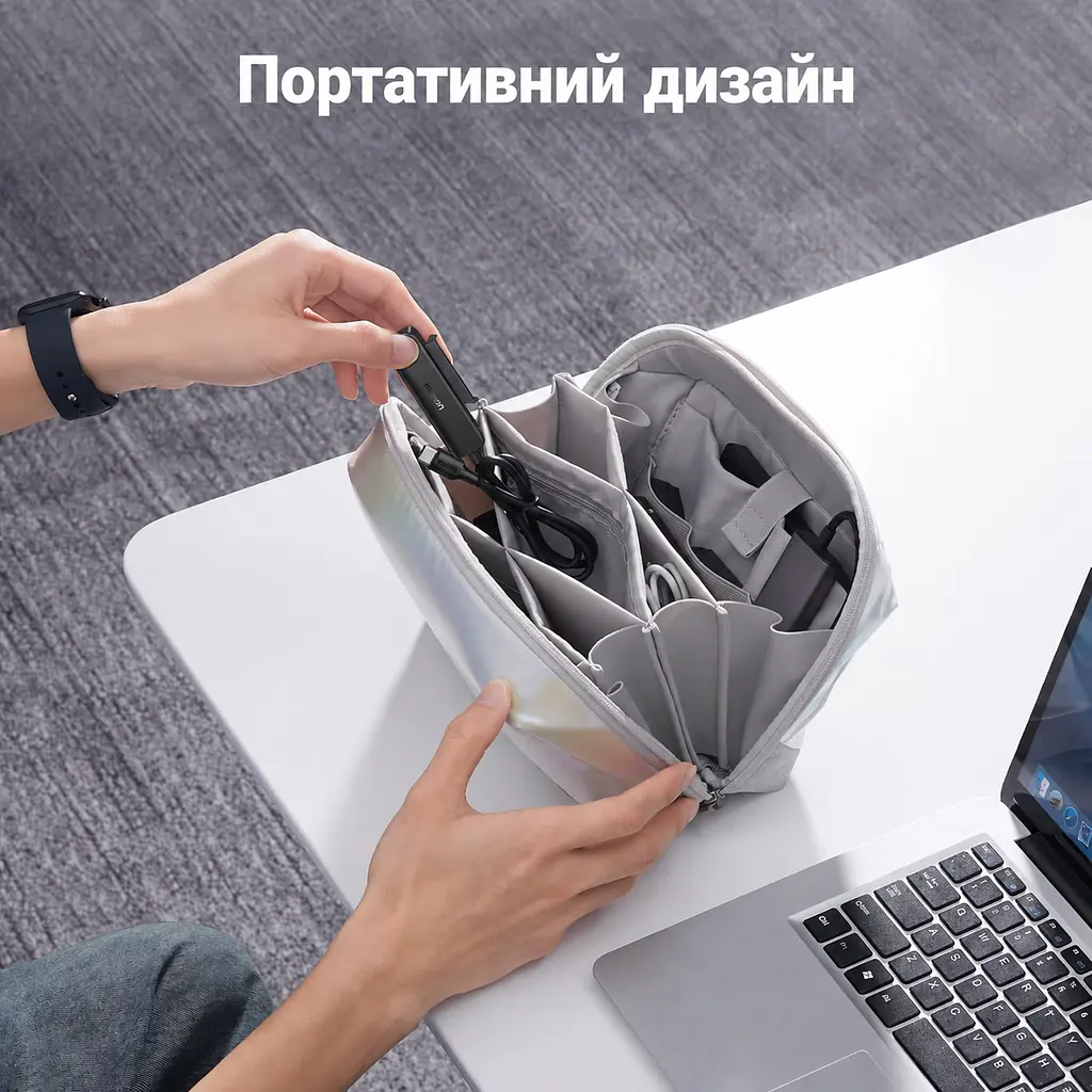Кабель-адаптер для накопичувачів UGREEN CM321 0,5 м USB-C 3.1 Gen 1 до SATA 3.0 7+15 pin лише для HDD та SSD 2,5″ передавання до 5 Гбіт/с без додаткового живлення з UASP з TRIM з діагностикою S.M.A.R.T. з автоматичним режимом сну для Windows macOS Linux та Chrome OS без встановлення драйверів чорний (70610) - фото 13