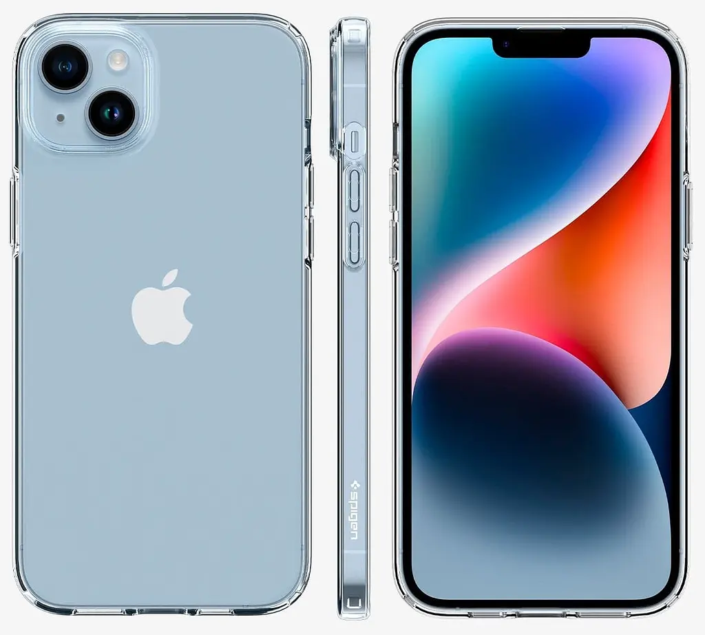 Оригінальний протиударний чохол Spigen Liquid Crystal Flex для iPhone 14 / iPhone 13 (ACS04677) - фото 3