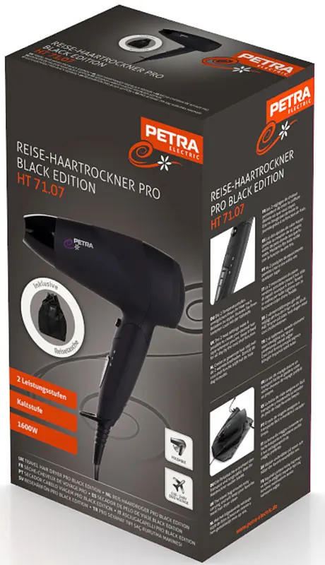 Фен для волосся PETRA HT 71.07 Travel - фото 3