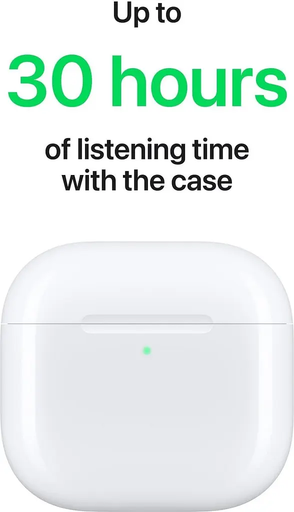 Bluetooth-гарнiтура Apple AirPods 4 (MXP63ZE/A) - фото 5