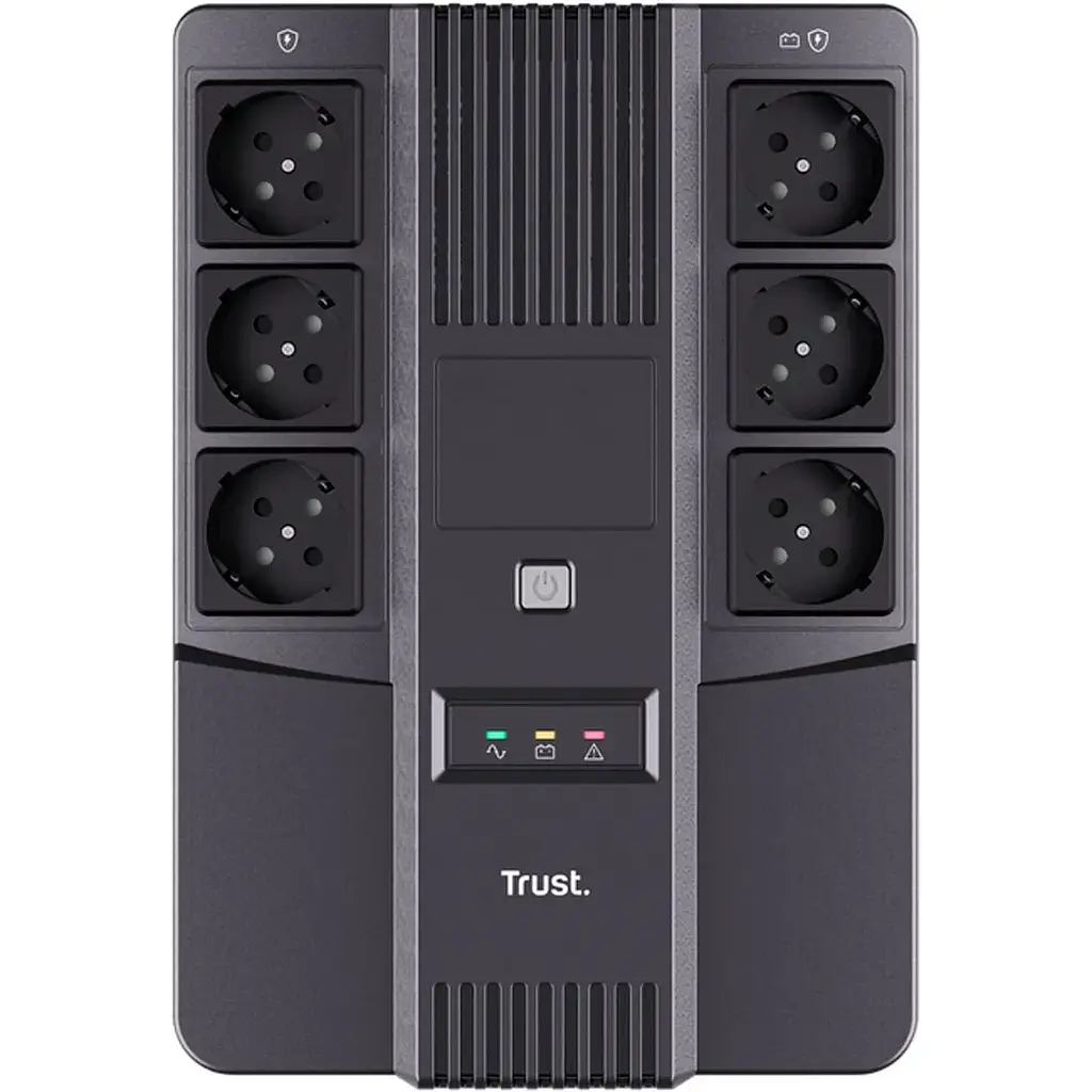 Источник бесперебойного питания (ИБП) Trust Maxxon 800VA UPS with 6 standard wall power outlets (23326) [91990] - фото 2