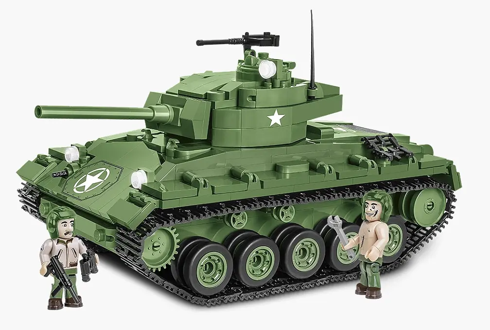 Конструктор COBI-2543 Американський танк M24 Chaffee 1:35 (590 деталей) - фото 2