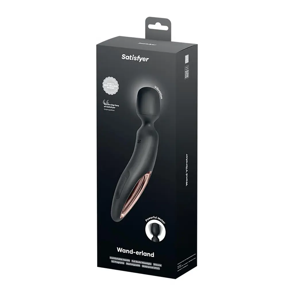 Вібромасажер Satisfyer Wand-erland, 30 см (чорний) - фото 7