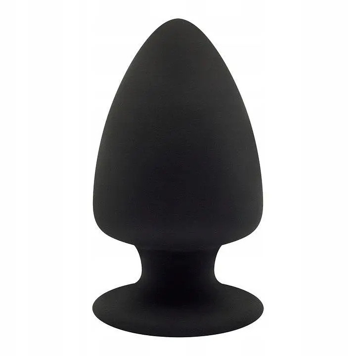 Анальна пробка SilexD Model 1 size L 9.5 см (чорний) - фото 2