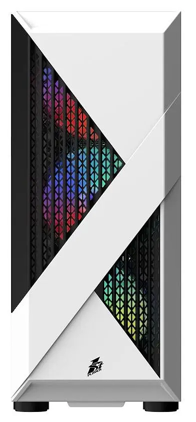 Корпус 1stPlayer F3-A-WH-4F1 White без БП (F3-A-WH-4F1) - фото 2