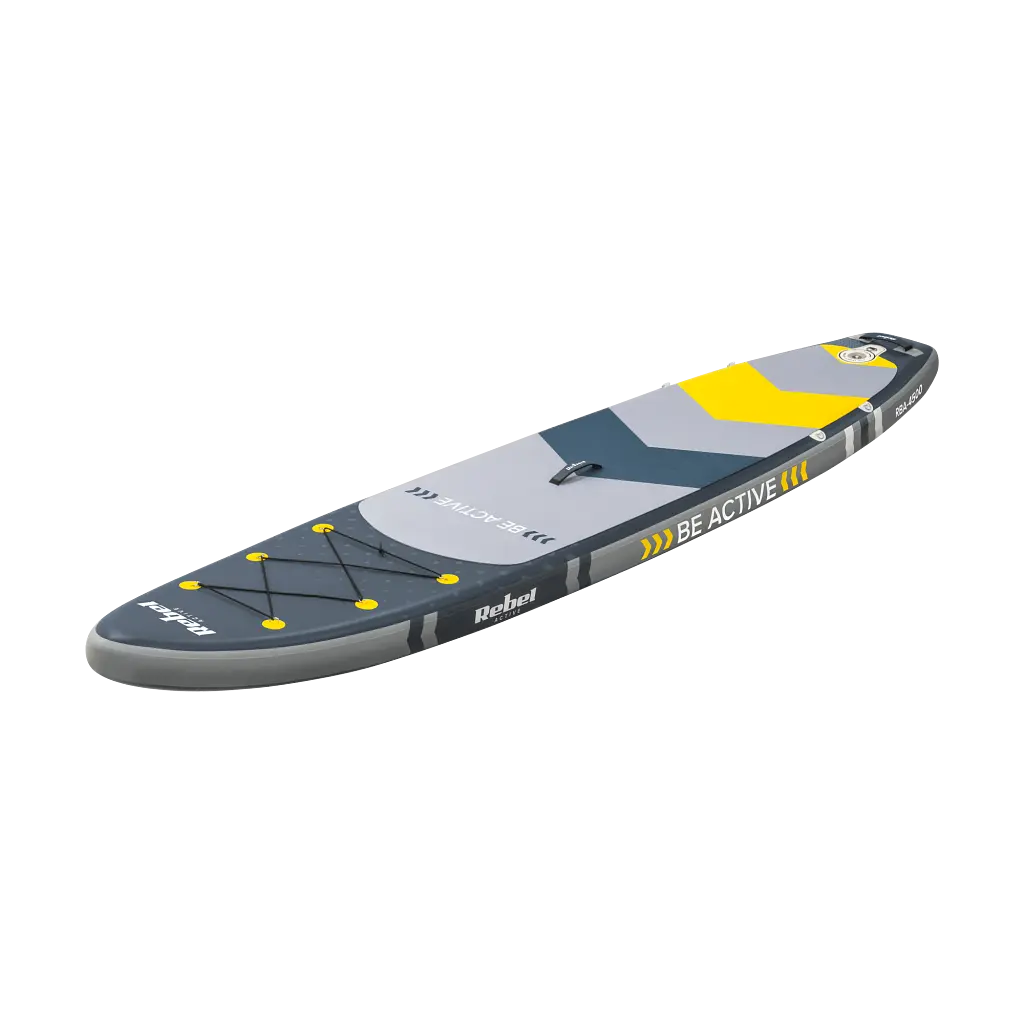 SUP доска Rebel Active 350 см с аксессуарами сапборд 150 кг 350 x 81 х 15 см Grey - фото 4