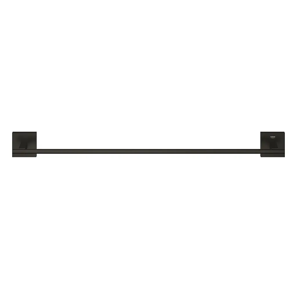 Держатель для полотенца Grohe 600мм QuickFix Start Cube 410892430 Черный матовый - фото 2