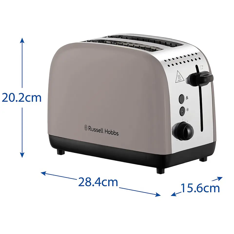 Тостер  Russell Hobbs Colours Plus 2S Mocha 1670 Вт (26931-56) - фото 9