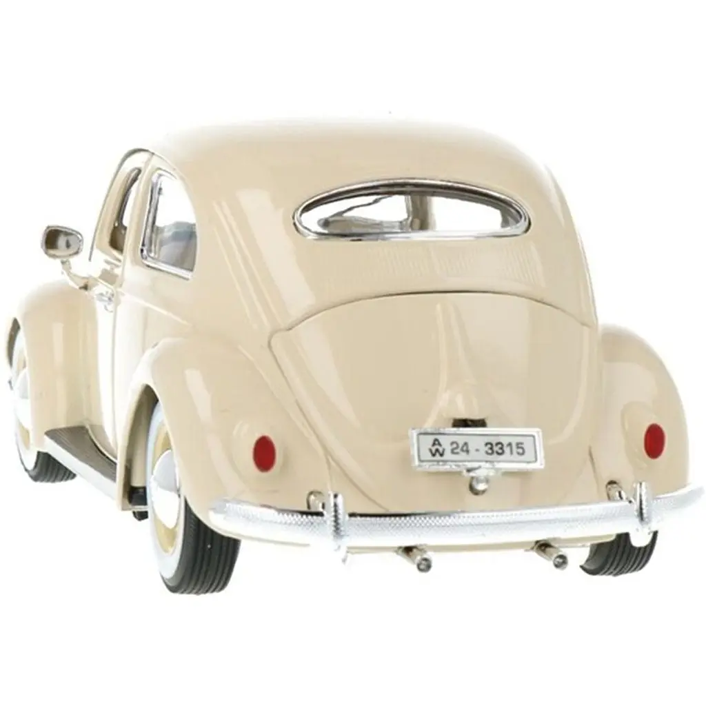 Автомодель Bburago Volkswagen Kafer Beetle 1955, 1:18 бежева (18-12029 CM) - фото 4