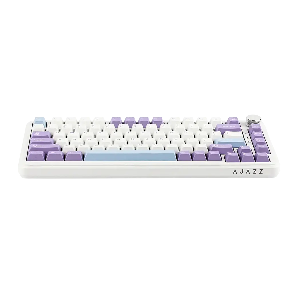 Клавіатура Ajazz AK820 Max RGB White Purple - фото 3