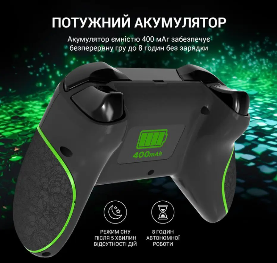 Геймпад джойстик GamePro MG-650 Black 2.4G PC/PS3/Android - фото 10