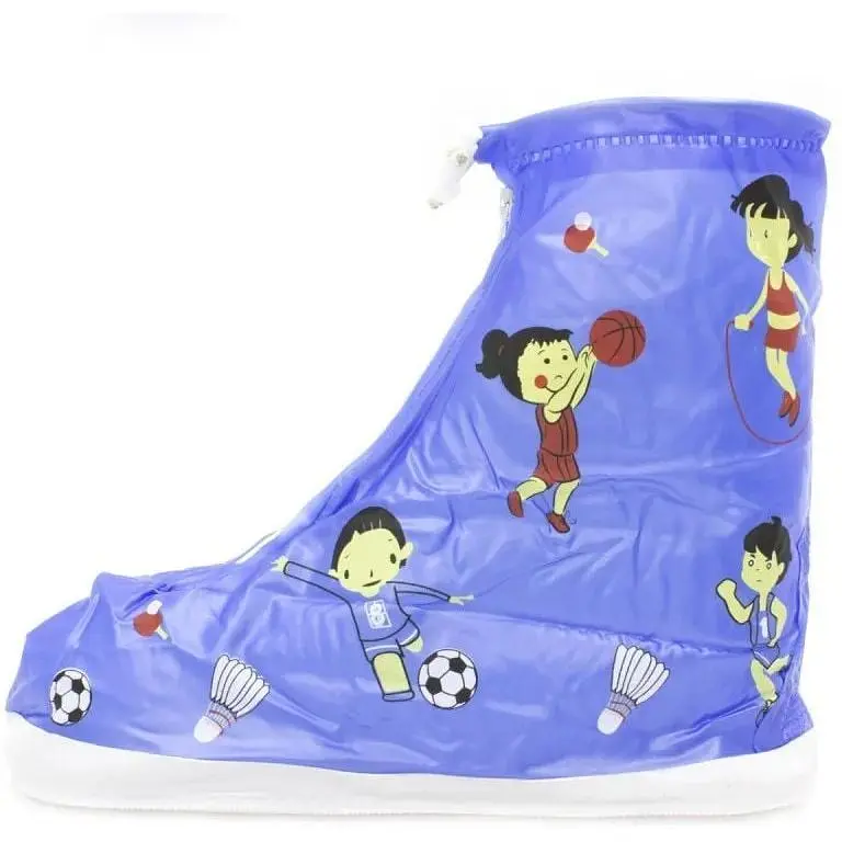 Дитячі гумові бахіли Lesko Спорт 2XL 25.5 см сині (15093) - фото 2