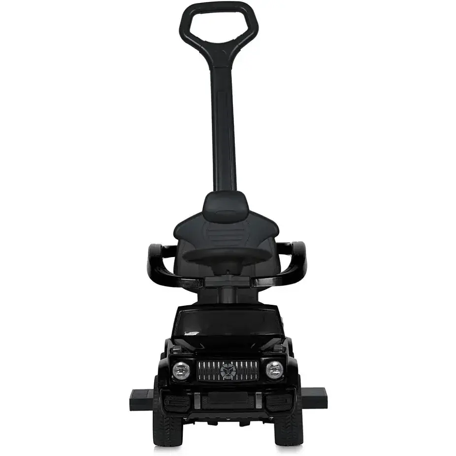 Дитяча каталка-толокар Bambi M 5795AL-2 з батьківською ручкою чорний - фото 4