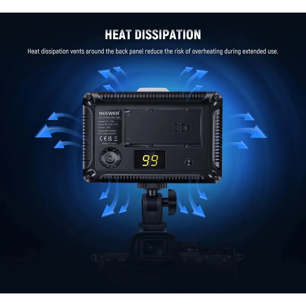 Накамерный свет Neewer PT-176S Battery and Charger [110709] - фото 3