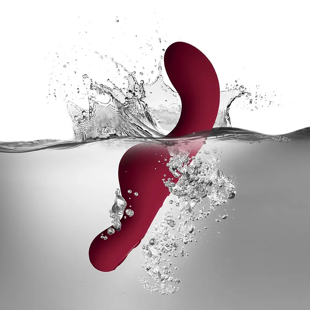 Вибратор Rocks Off Ruby Glow Blush 18.5 см красный - фото 5