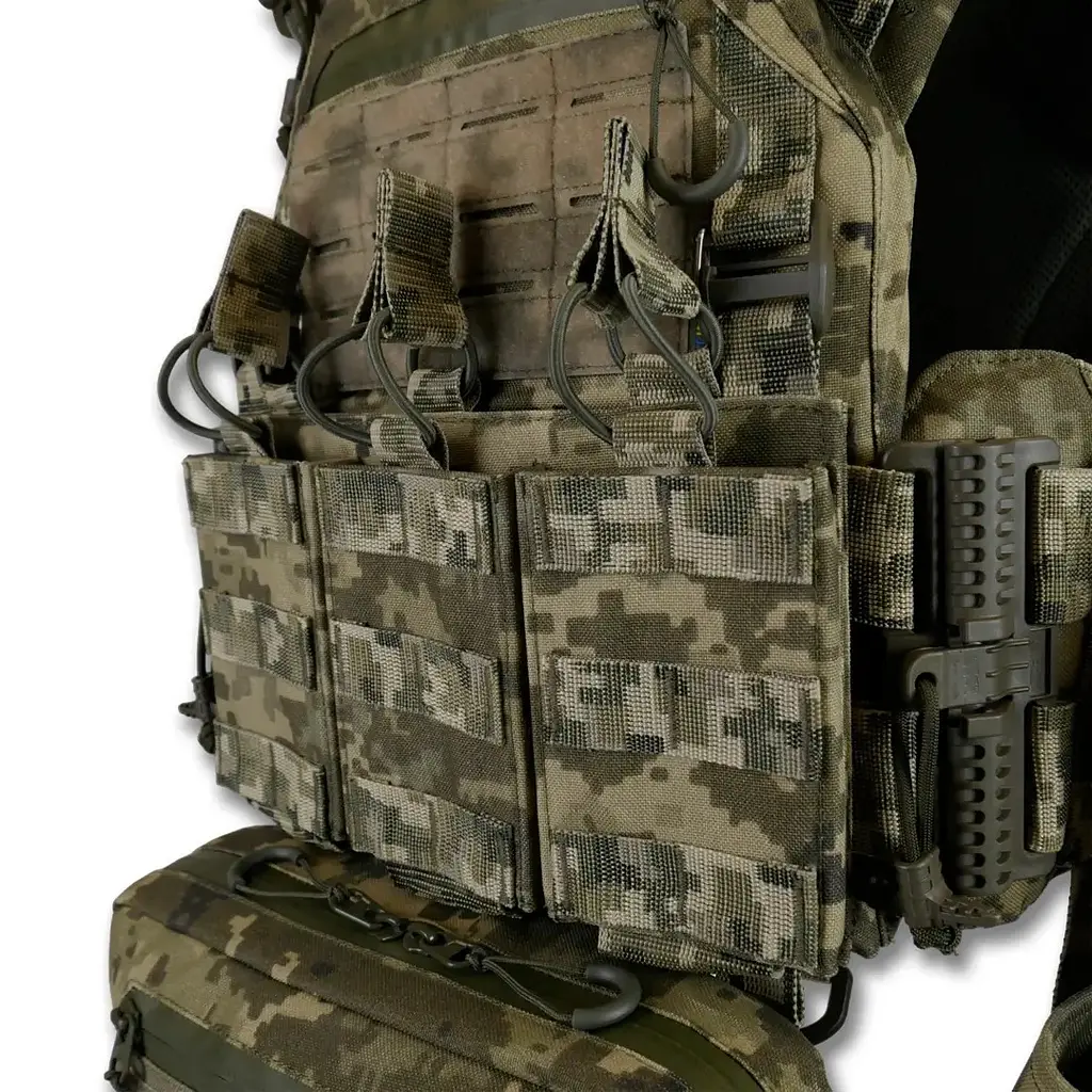 Плитоноска Kiborg GU gen.2 + 6 підсумків Pixel (1000-k45002) - фото 8