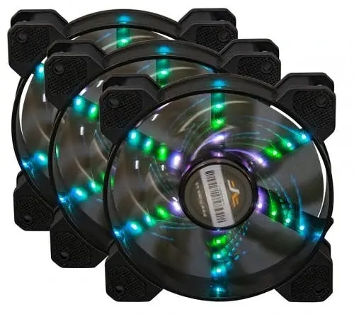 Вентилятор 120 мм, набір RGB-вентиляторів + Fun hub + ДК Frime Iris Flicker KIT, 1200 ±10% Frime teh0028697 - фото 6