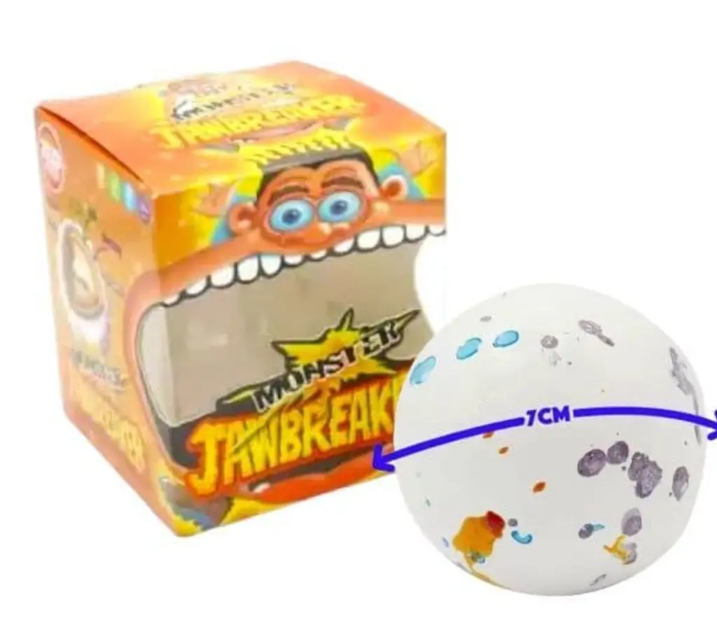 Льодяник з жуйкою всередині Zed Candy Monster Jawbreaker Fruity Candy 300 г - фото 3