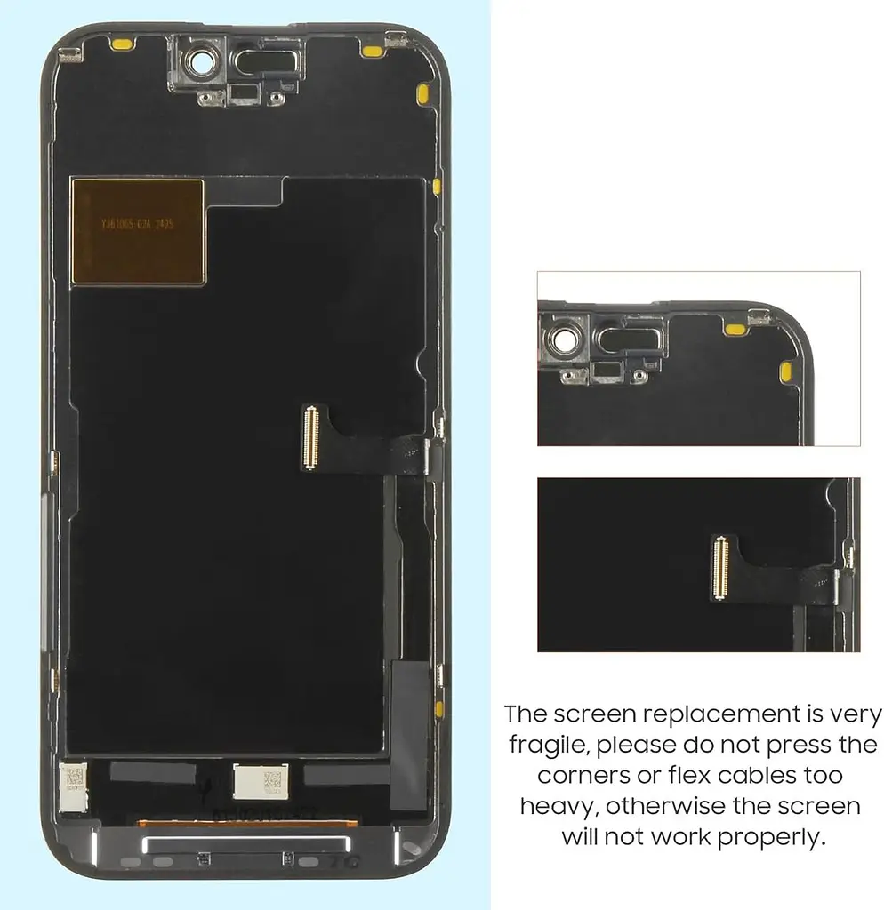 Замена экрана ARSSLY для iPhone 15 Pro ЖК-экрана сенсорного экрана в сборе с ремонтными деталями для iPhone A2848, A3101 A3102, A3 - фото 5