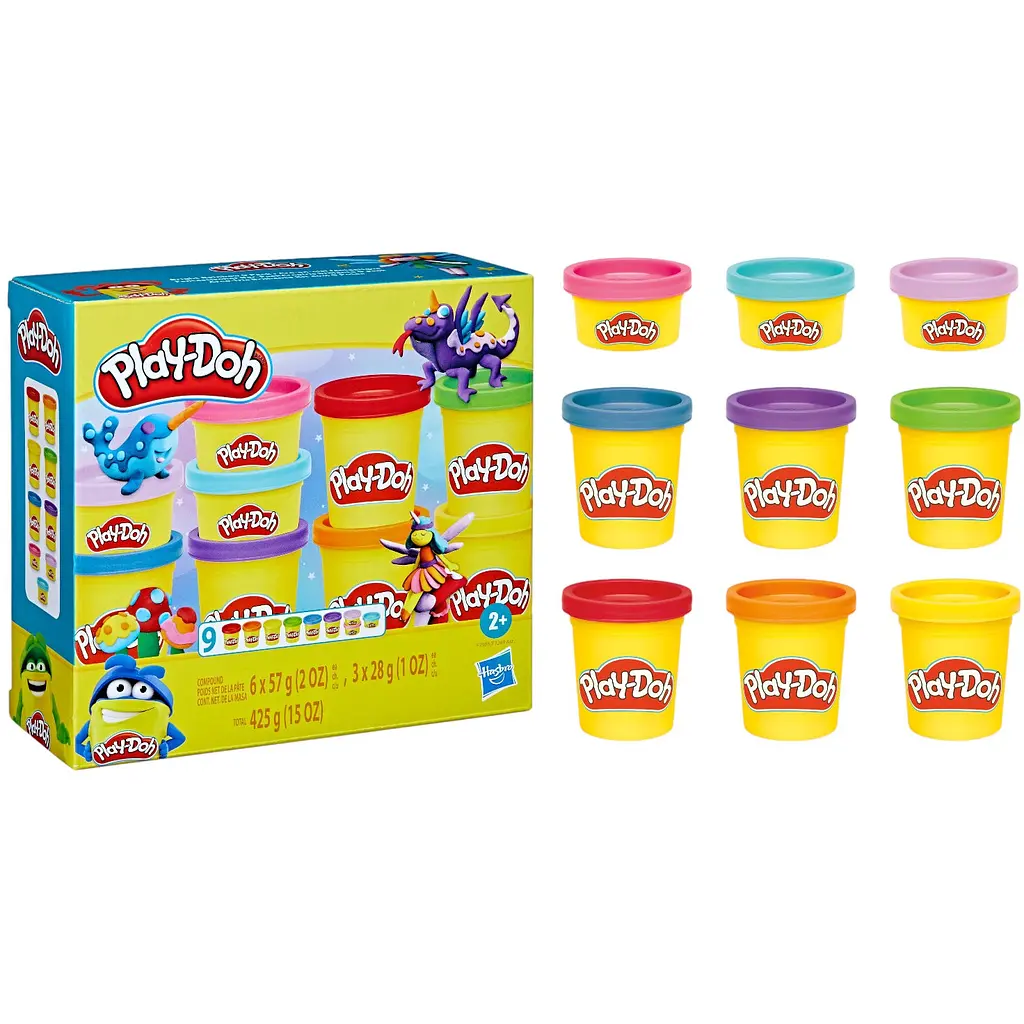 Набір пластиліну Hasbro Play-Doh Colorful Compound Garden 9 баночок (F7369_F7966) - фото 2