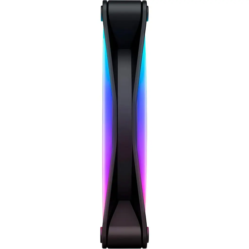 Вентилятор NZXT F140RGB Duo - 140mm Dual-sided RGB Fan - Single Pack (Black) (RF-D14SF-B1) - фото 4