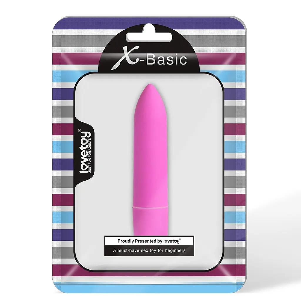 Мини-вибратор Lovetoy X-Basic 9 см 10 режимов вибрации черный - фото 3