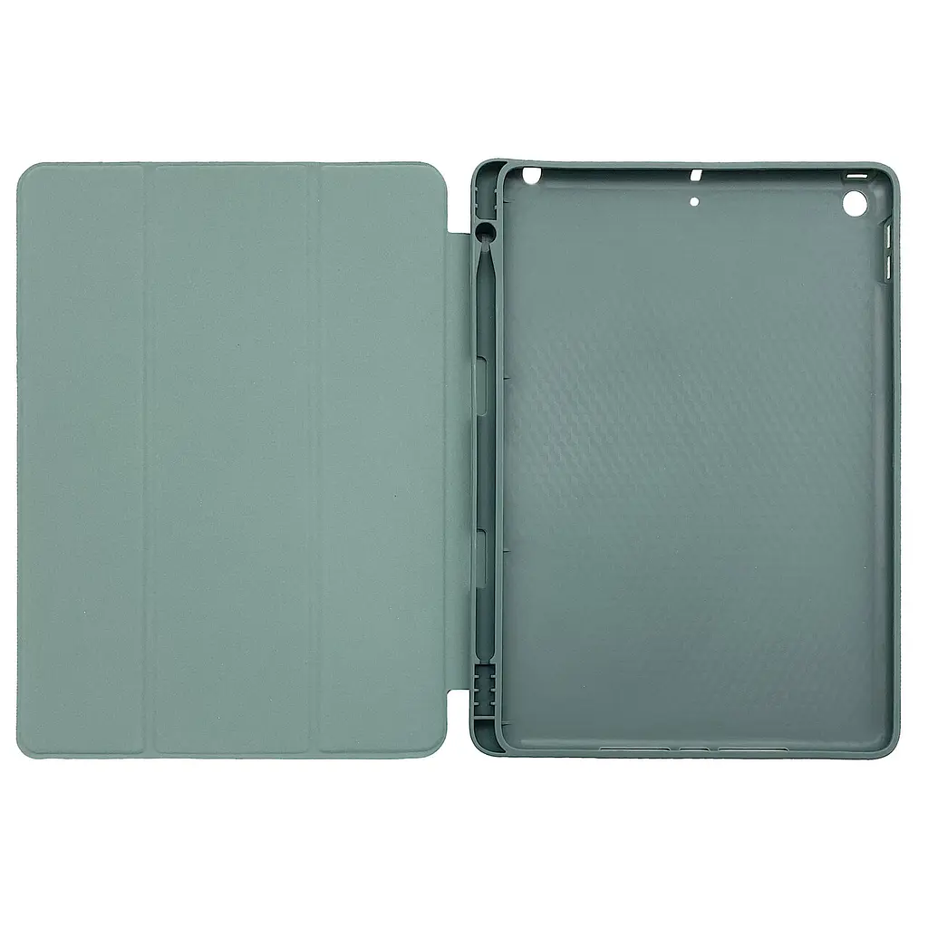 Чехол-книжка DK для Apple iPad 10.2" 7gen 2019 экокожа/силикон Smart Case cлот cтилус (011189) green - фото 5