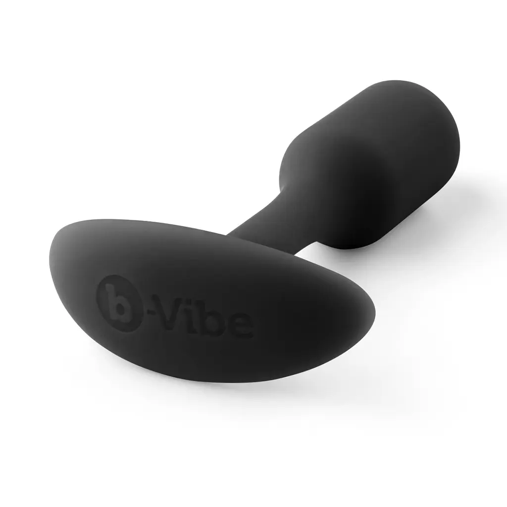 Анальна пробка B-Vibe Snug Plug 1, 8.6 см (чорний) - фото 3