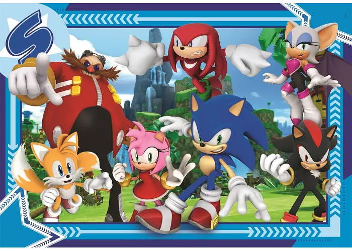 Пазл Clementoni Super: Герої мультфільму Сонік (Super - Sonic Puzzle - 300 pcs.), 300 ел. (21729) - фото 2