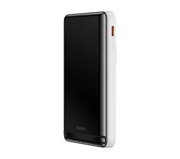 Портативная батарея Baseus Magnetic Bracket Overseas Edition 20W 10000mAh белая - фото 7