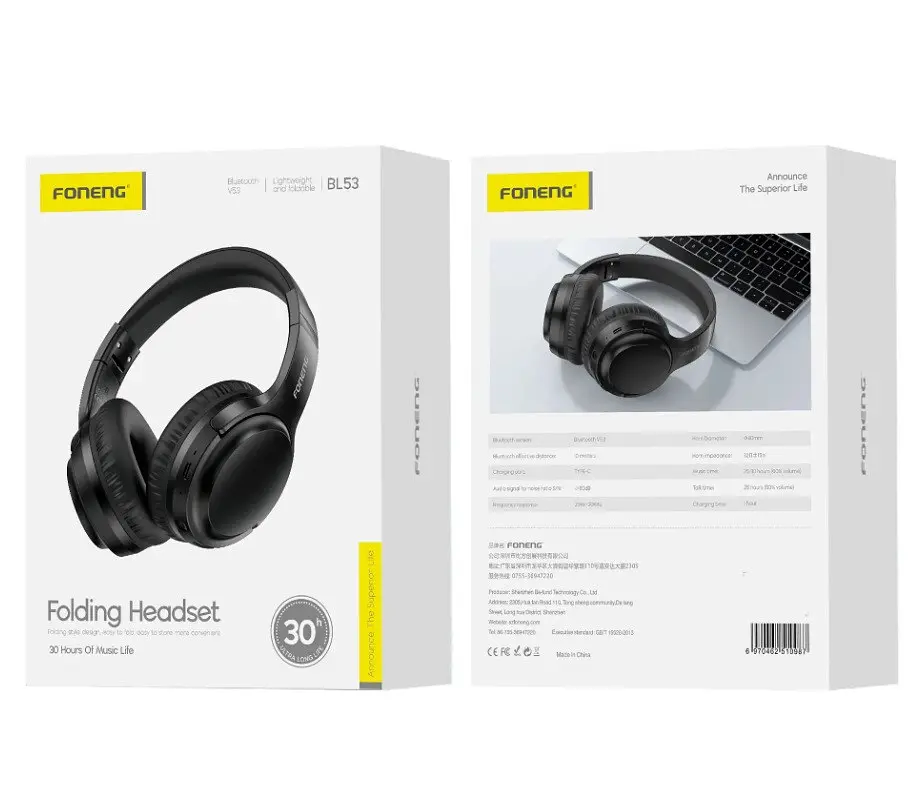 Навушники Foneng Neckband Sport (BL53-BL) - фото 4