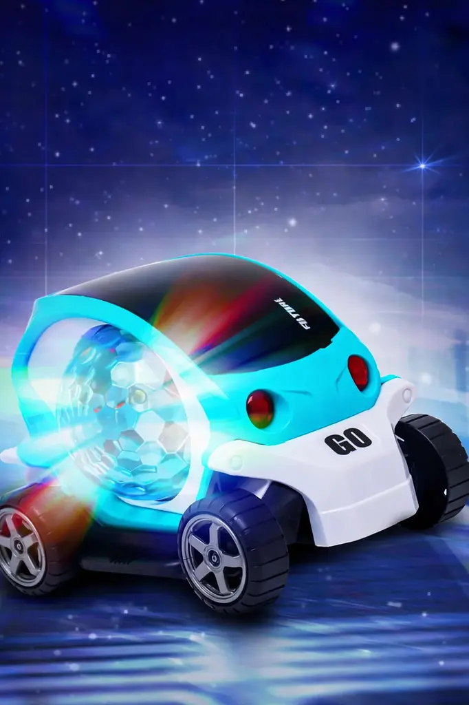 Машинка дитяча з LED підсвіткою та обертанням Toy AND CX-865 інтерактивна світлова іграшкова машинка для дітей з прозорим корпусом - фото 6