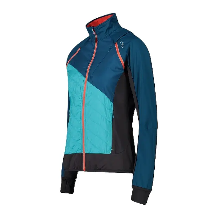 Куртка CMP Women's Hybrid Jacket with Removable Sleeves Deep lake XXS (1097-30A2276-M916 34) - фото 3