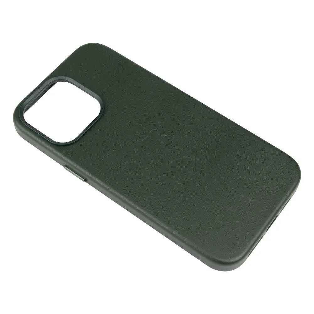 Чохол Leather Case для Apple iPhone 14 Pro Max Sequoia green - фото 3