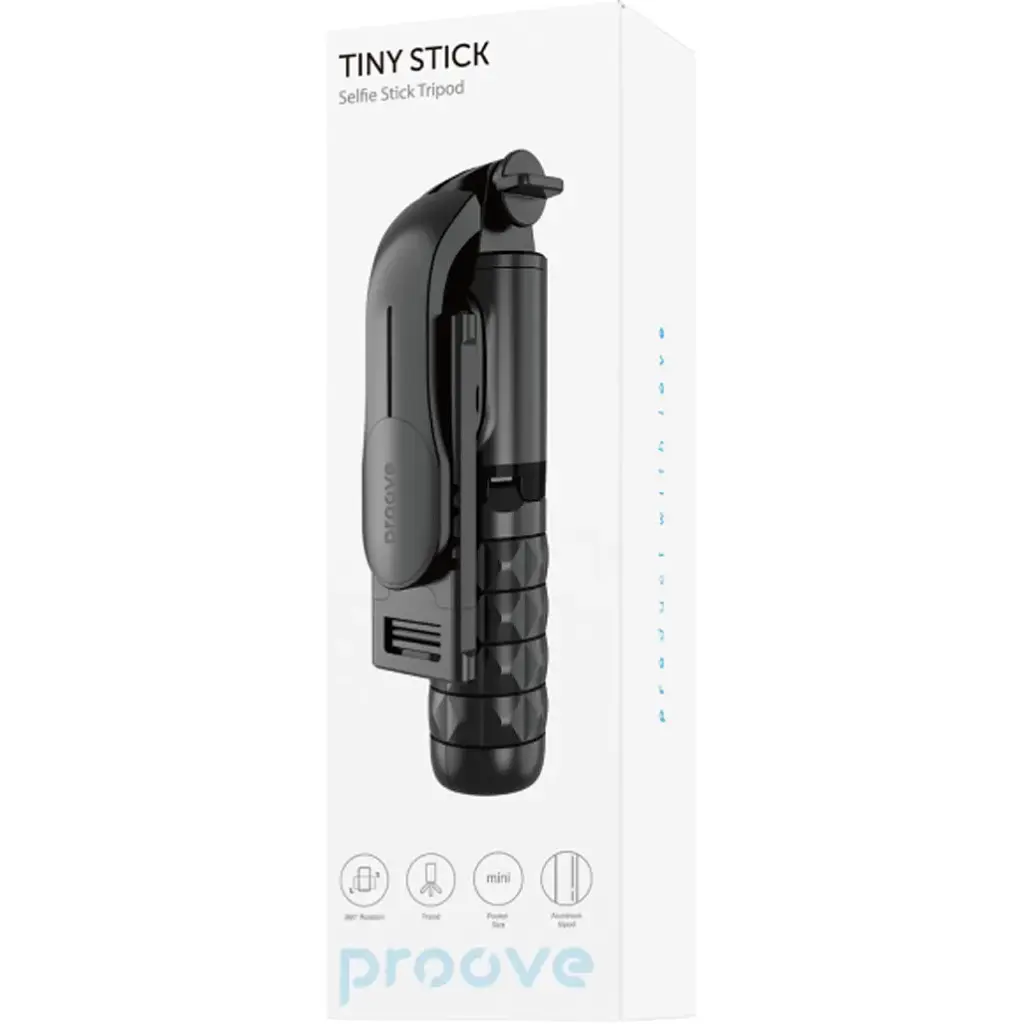Селфи-монопод Proove Tiny Stick Selfie Black [MPTS00010001] [110124] - фото 10