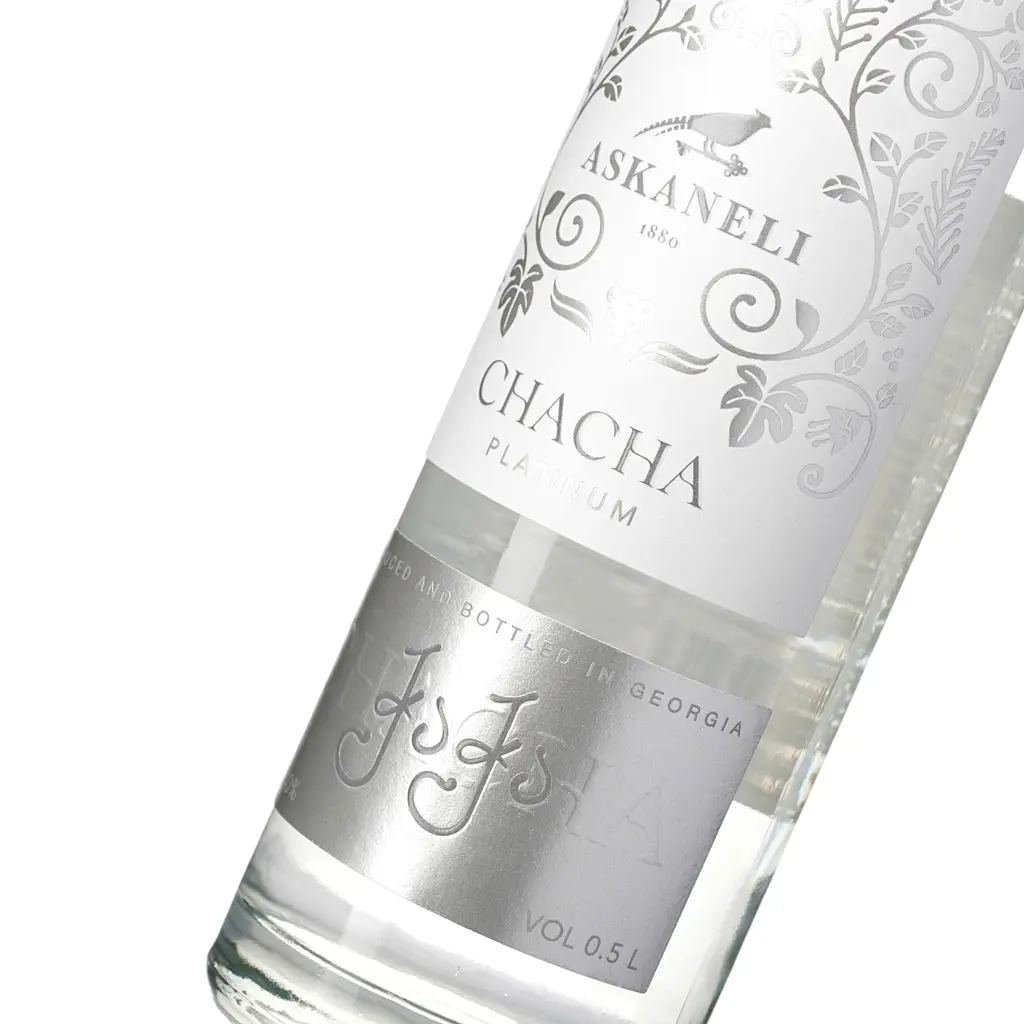 Чача Askaneli Platinum, 40%, 0,5 л - фото 5